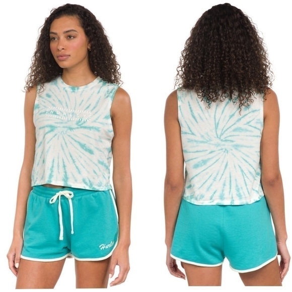 Hurley Tie-Dye Crop Tank | SIZE L - Picture 1 of 7